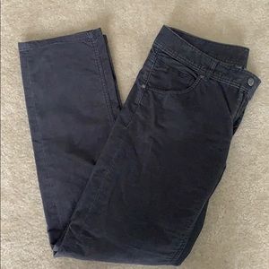 Athleta Corduroy Pants Grey/Blue